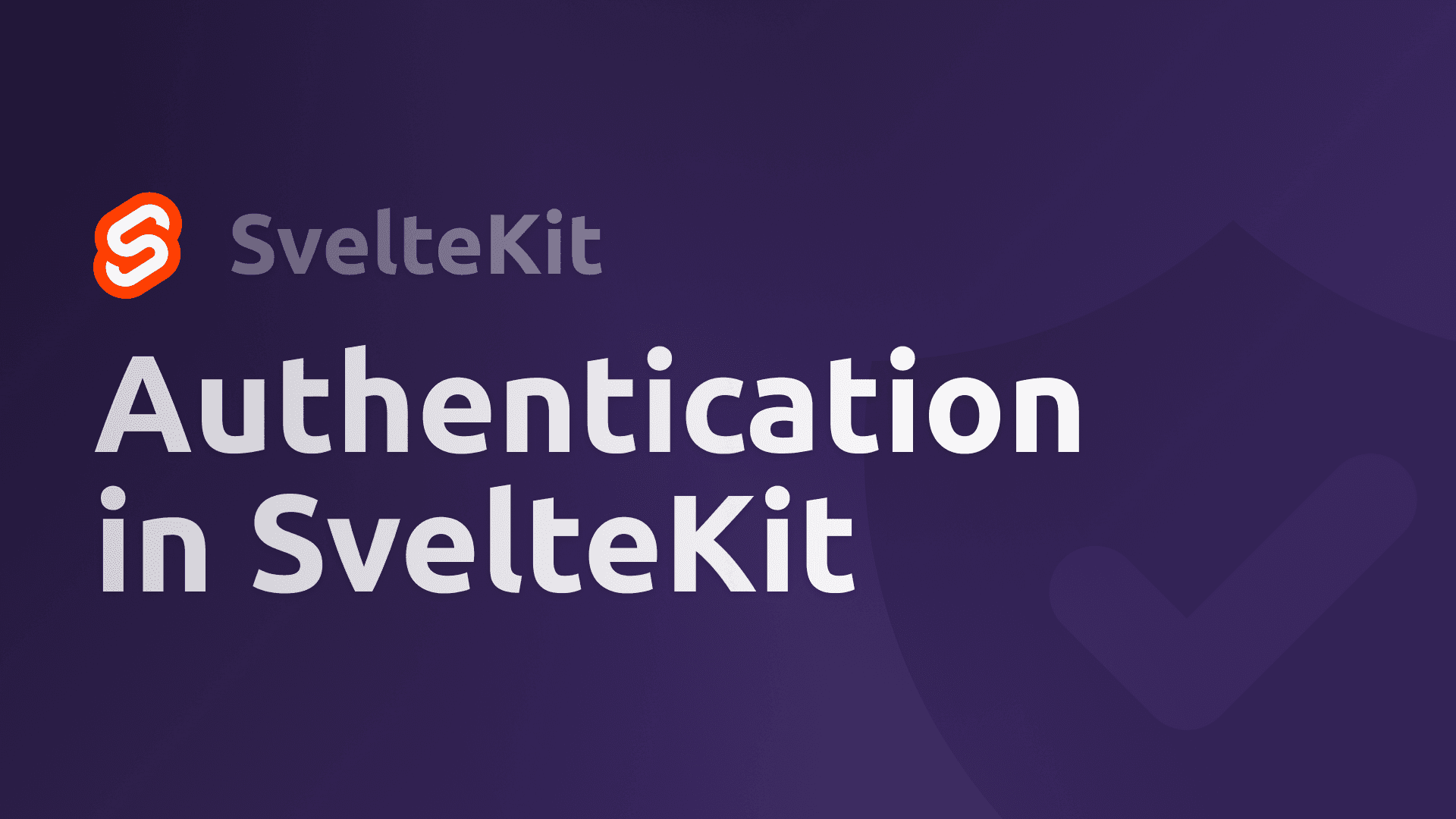 Authentication in SvelteKit