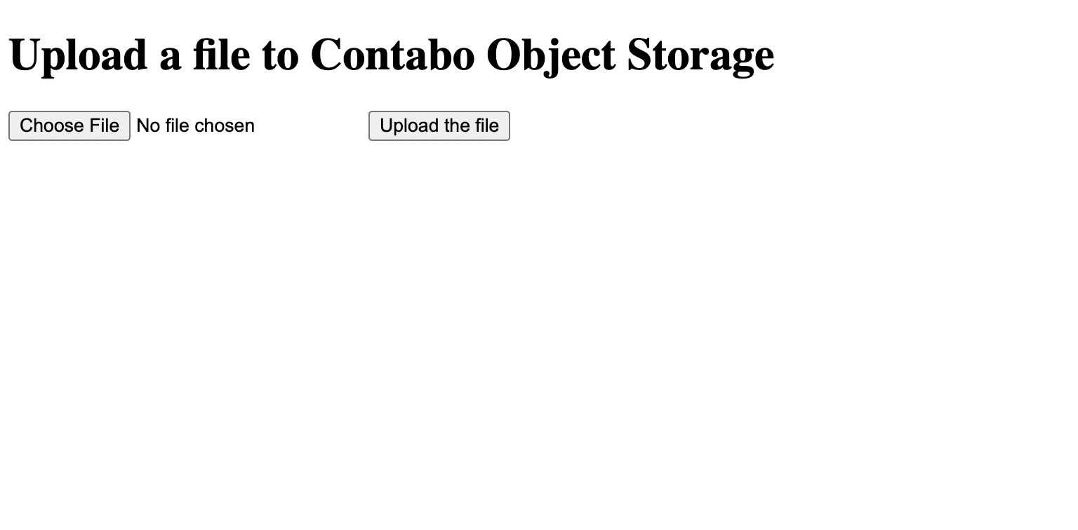 Upload Form
