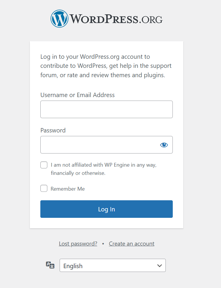 WordPress Login